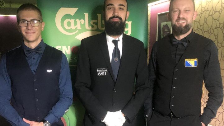 Mario Željo Milošević osvajač drugog kola Carlsberg snooker prvenstva BiH