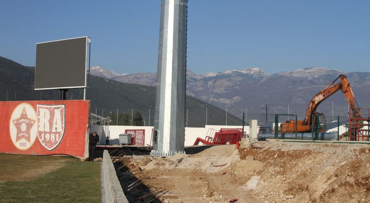 U Mostaru postepeno niče moderan fudbalski stadion, uskoro novi radovi!