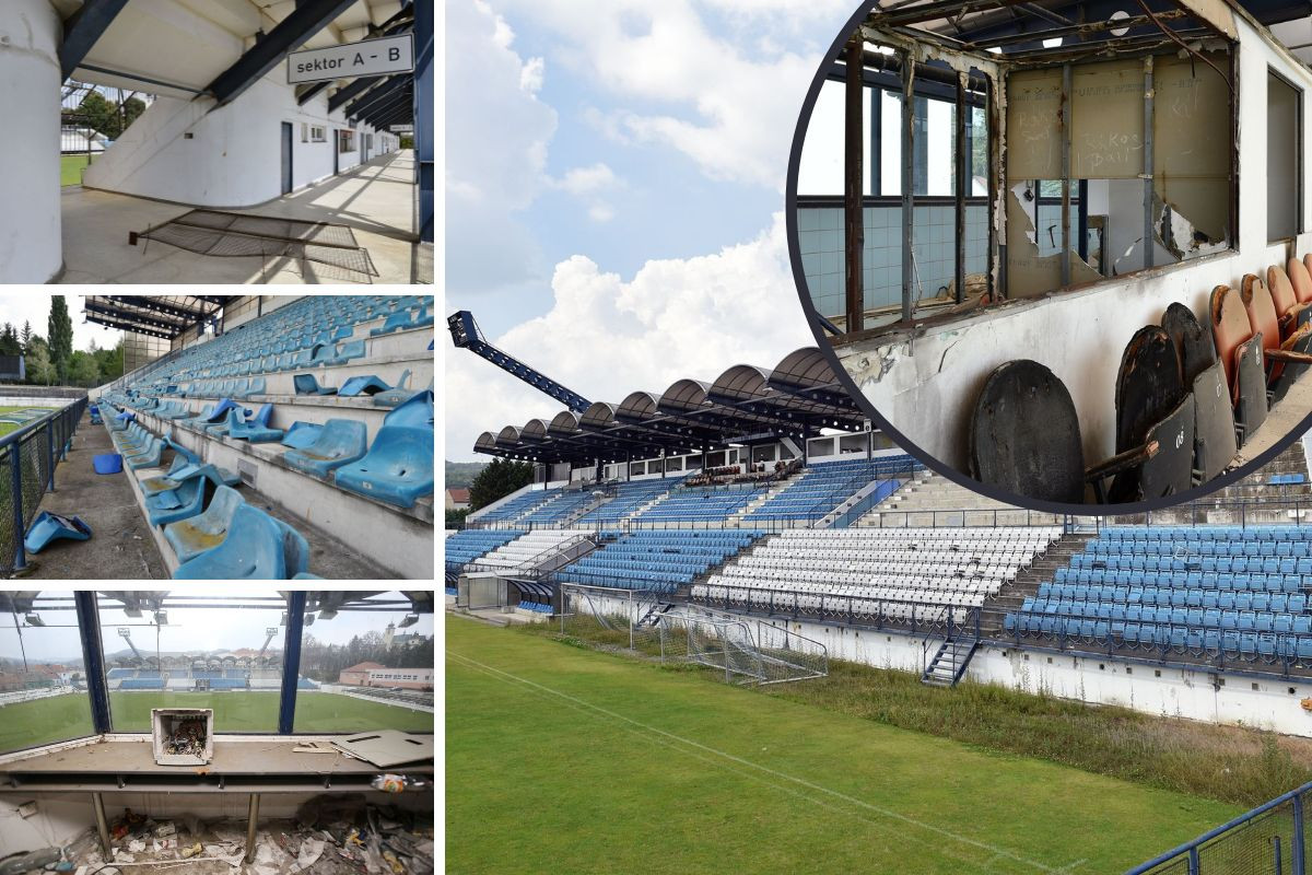 Oronule tribine, skupljalište za miševe: Tužna slika stadiona na kojem je bh. klub ispisao historiju