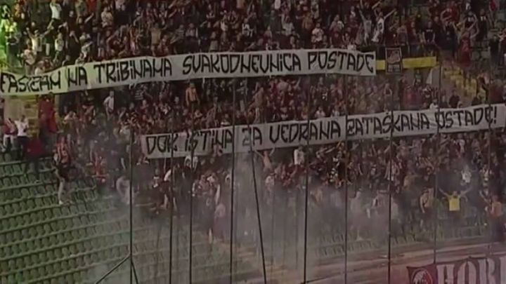 Jasna poruka s tribina stadiona Koševo