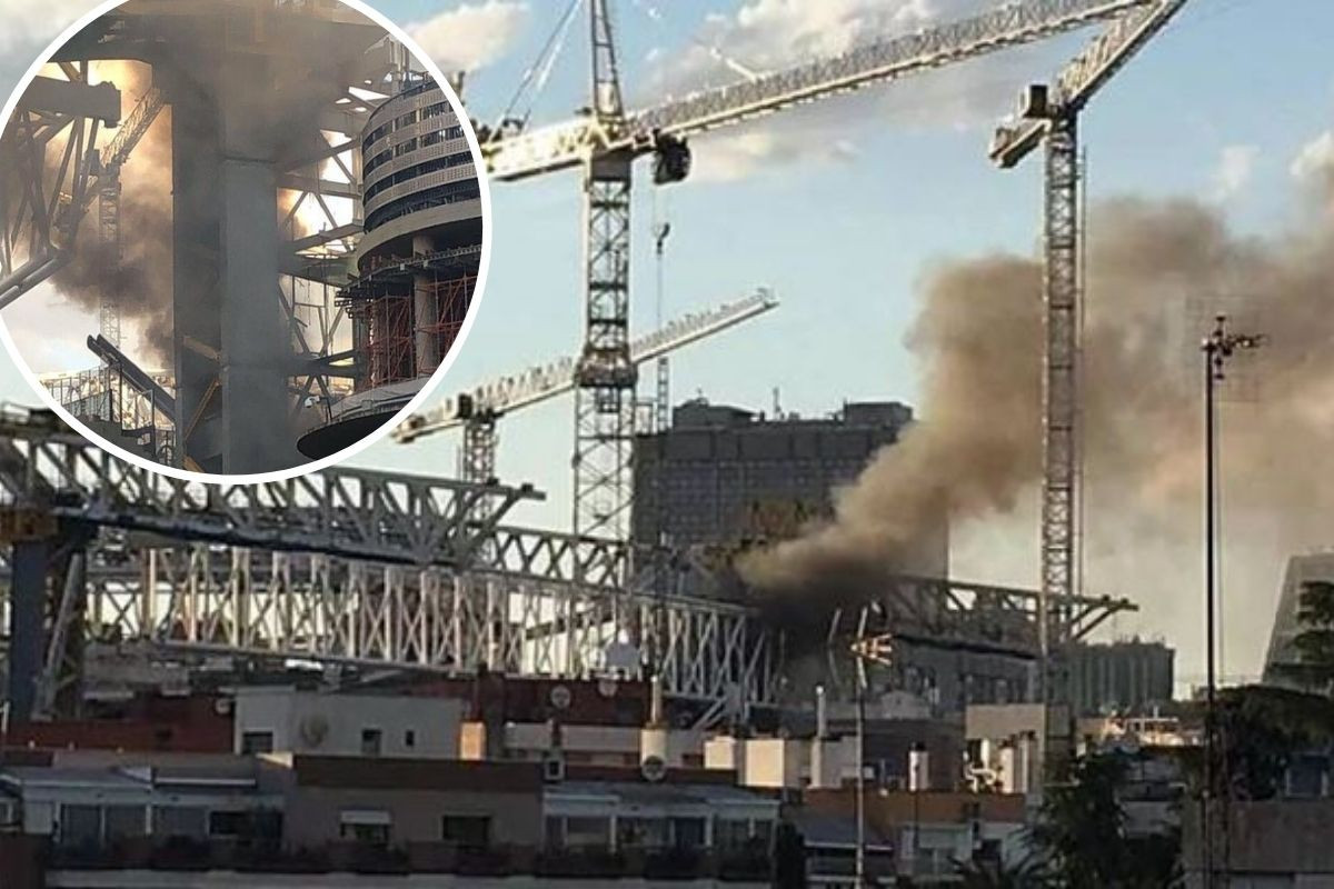 Evropskom metropolom odjekuju sirene, zapalio se "svemirski brod" od stadiona