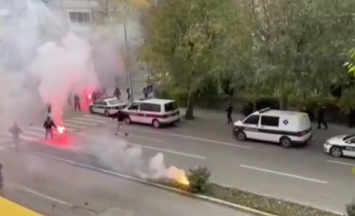 Pojavio se i snimak obračuna: U Mostaru jedna osoba teže povrijeđena, stradala i dva policajca