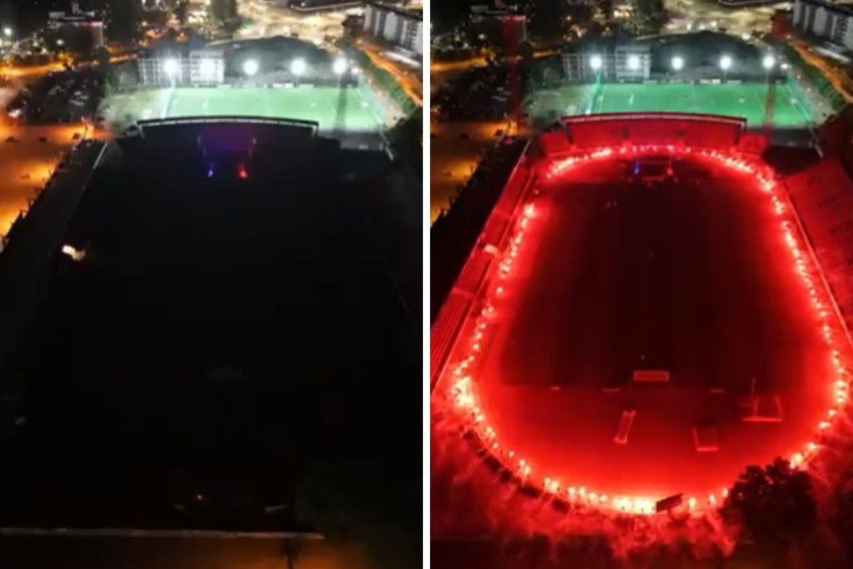Zadivljujuće scene iz zraka - Banja Luka je gorjela, navijači napravili spektakl za rođendan Borca