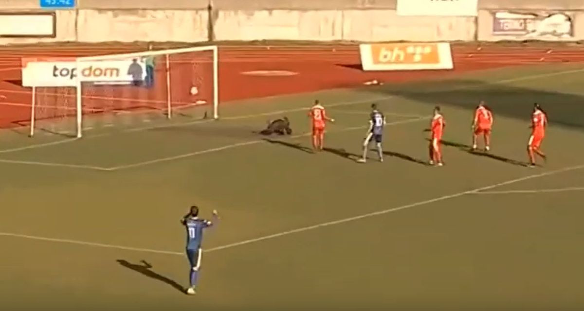 Arežina u stopostotnoj šansi, Bobić bravurozno spasio svoj gol 