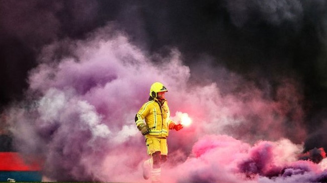 Divljanje navijača prekinulo veliki belgijski derbi
