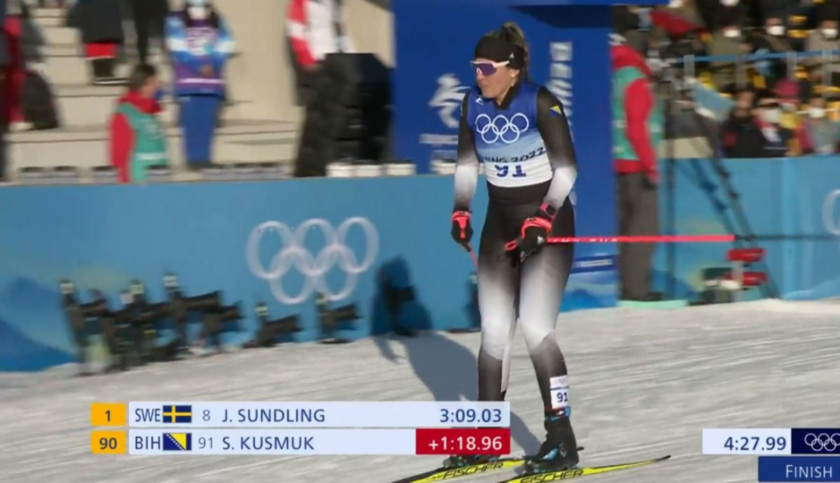 Sanja Kusmuk posljednja u sprint utrci na Olimpijskim igrama u Pekingu