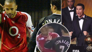 Henry je pokušao da stane na crtu golobradom Ronaldu, na kraju je završio "skamenjen"