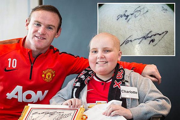 Igrači Uniteda posjetili djevojčicu oboljelu od leukemije