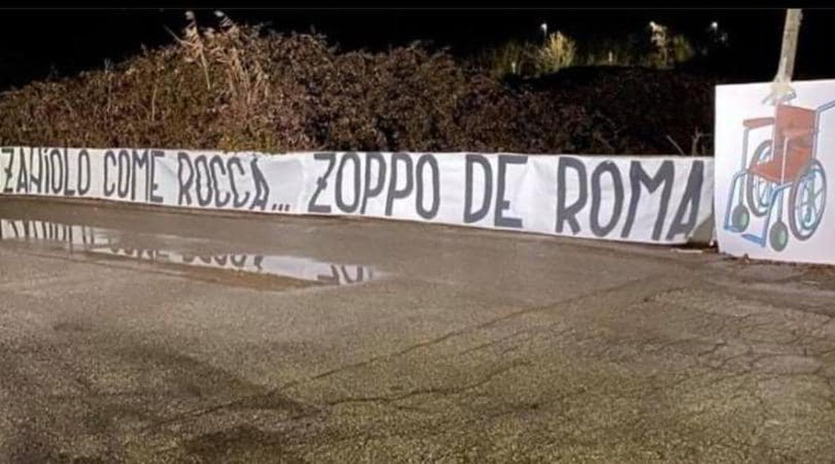 Pred rimski derbi osvanula sramotna parola posvećena igraču Rome 