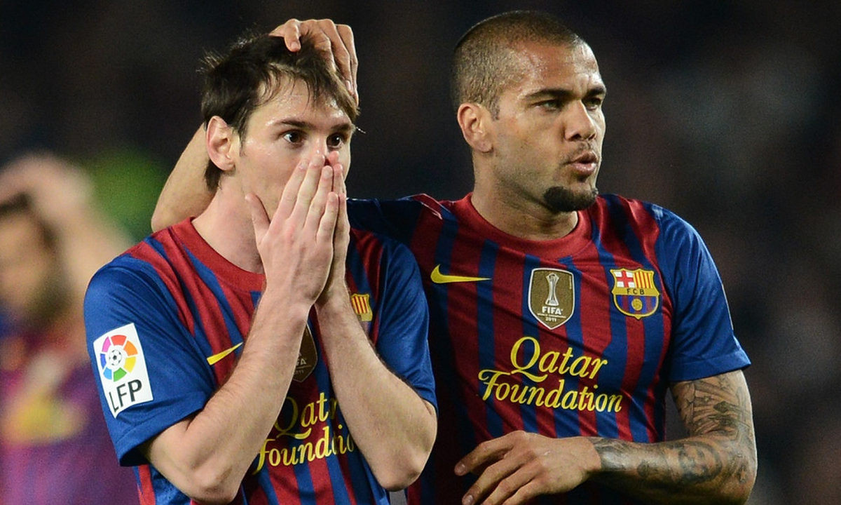 Dani Alves je birao najbolje u povijesti Barcelone, Lionela Messija "zaboravio"