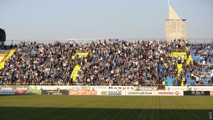 Grbavica ispunjena, Liga za prvaka privlači navijače