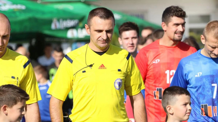 Ilija Živković na centru u Kaknju, Ernis Džemidžić sudi utakmicu u Gabeli