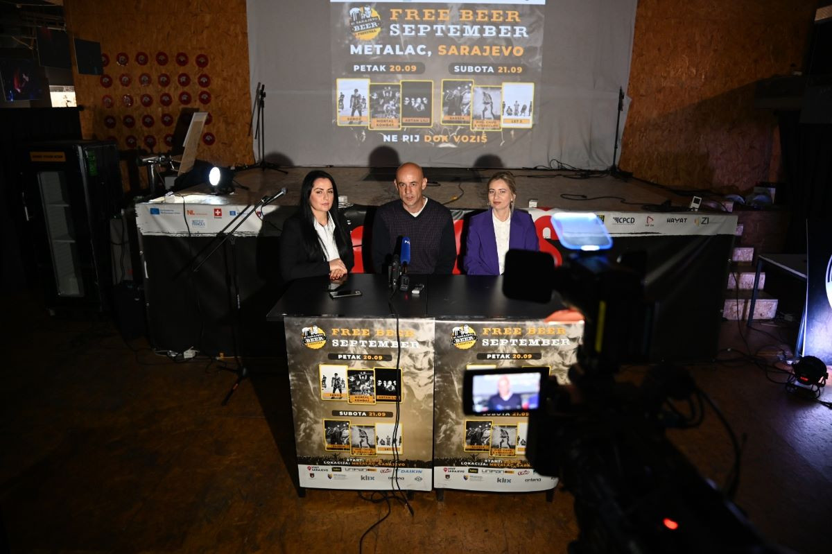 Jučer je održana konferencija povodom održavanja jubilarnog, 10. izdanja Sarajevo Beer Festivala Jučer je održana konferencija povodom održavanja jubilarnog, 10. izdanja Sarajevo Beer Festivala