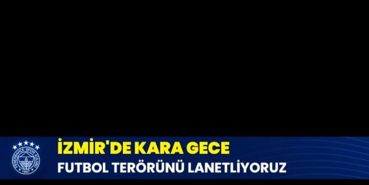 Crna slika i šest riječi - Poruka iz Fenerbahčea uzdrmala Tursku! Crna slika i šest riječi - Poruka iz Fenerbahčea uzdrmala Tursku!