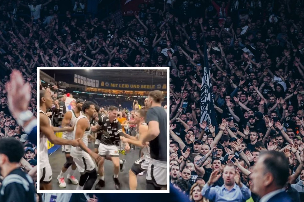 Ludilo na tribinama: Grobari pravili domaću atmosferu u Berlinu, košarkaši znali proslaviti pobjedu Ludilo na tribinama: Grobari pravili domaću atmosferu u Berlinu, košarkaši znali proslaviti pobjedu