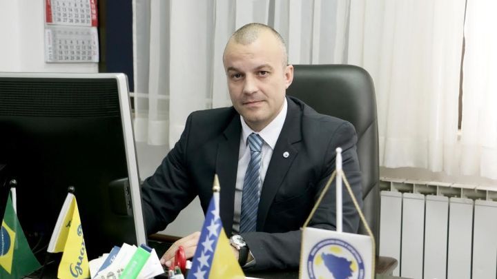 Elmir Pilav posmatrač suđenja na meču Evropske lige