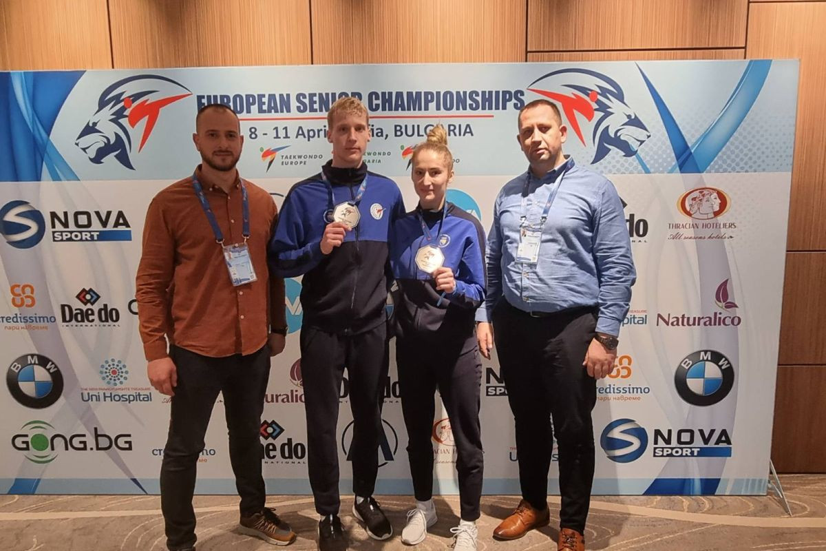 Historijski rezultat za bh. olimpijski taekwondo, Marija Štetić i Nedžad Husić osvojili srebro na EP