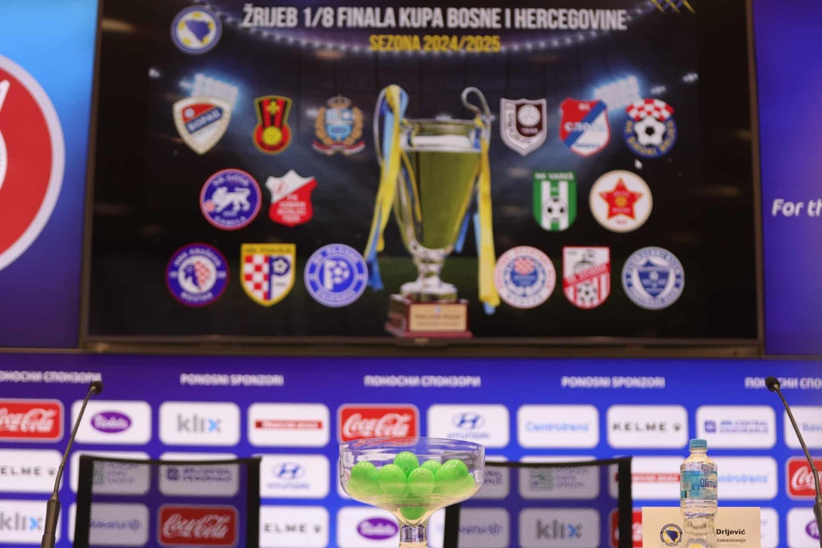 Pratimo uživo žrijeb osmine i četvrtfine finala Kupa Bosne i Hercegovine