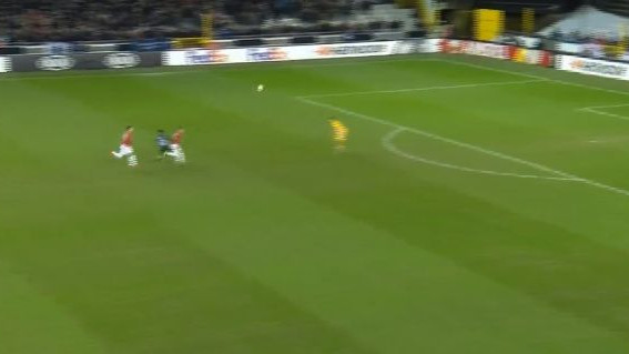 Ludnica na tribinama: Club Bruge poveo protiv Manchester Uniteda, katastrofalna greška Romera