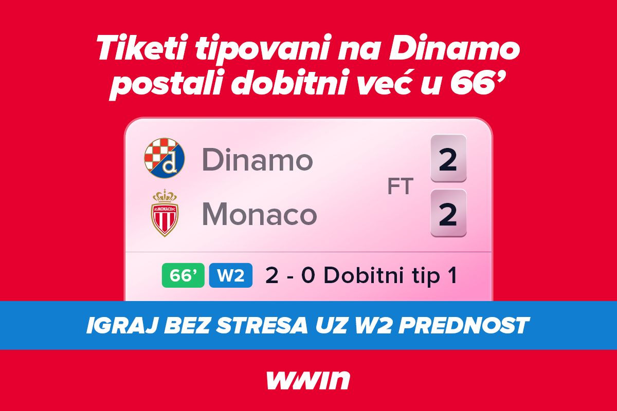 Tiketi tipovani na Dinamo postali dobitni 