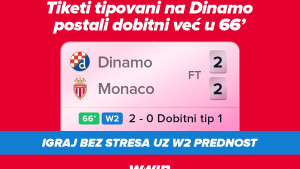 Tiketi tipovani na Dinamo postali dobitni