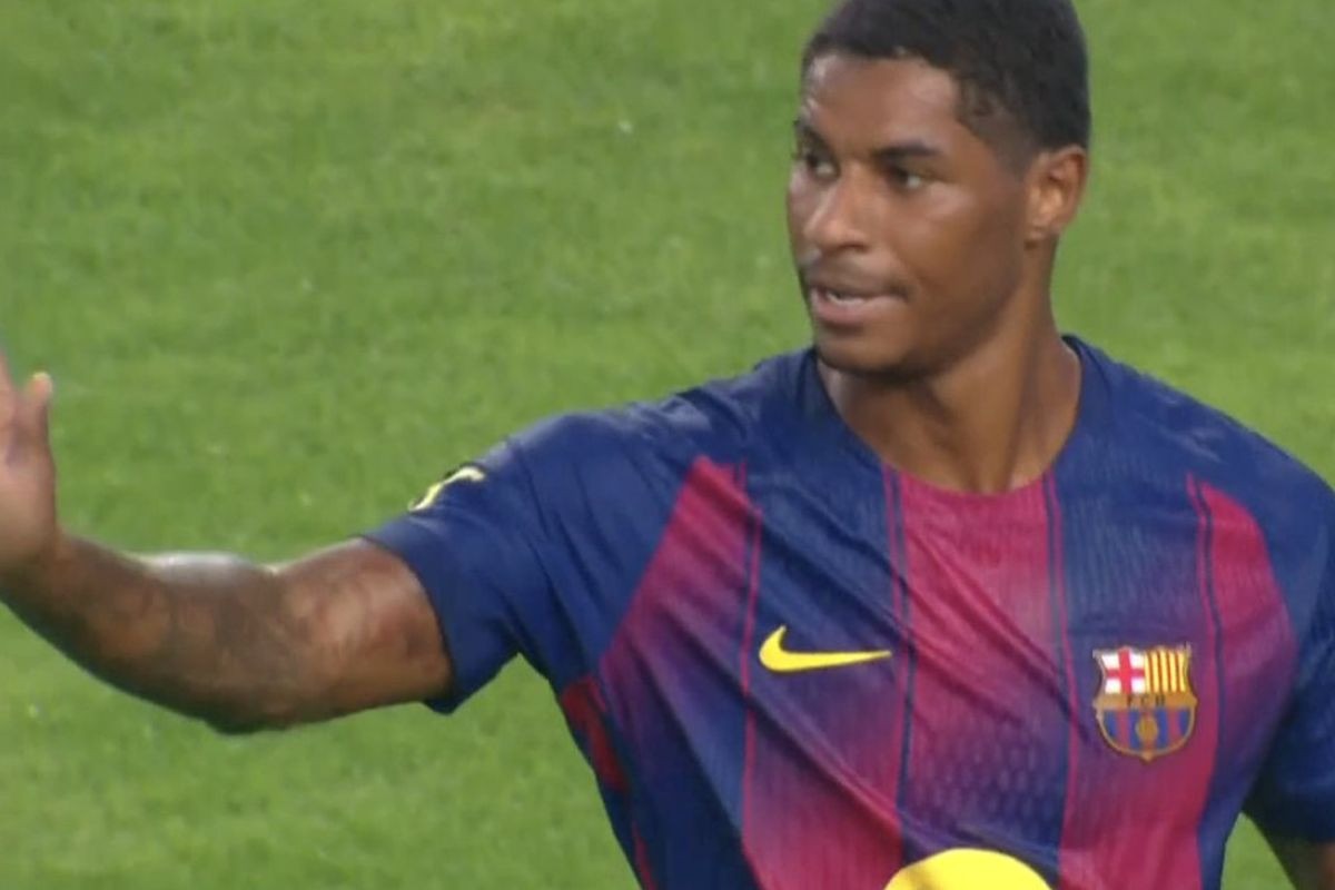 Rashford zabio prvi gol za Barcelonu, a kada je pogledao prema tribini pao mu je mrak na oči