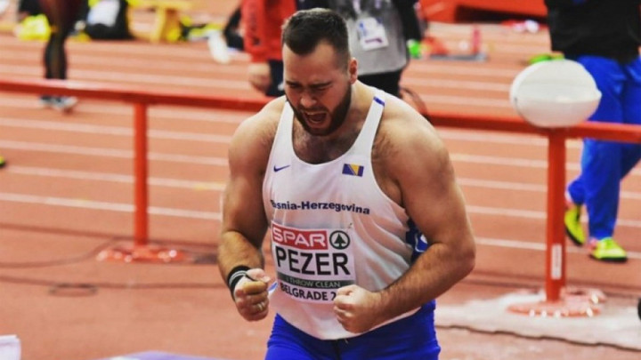 Pezer prvi na atletskom mitingu u Biberichu