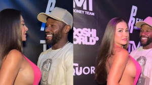 Bombastična djevojka izbacila grudi i "napala" Mayweathera, nije ni svjesna koliko je ponižena 