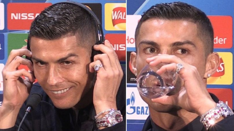 Ronaldo se na press konferenciji pojavio sa satom koji košta 1,8 miliona funti!