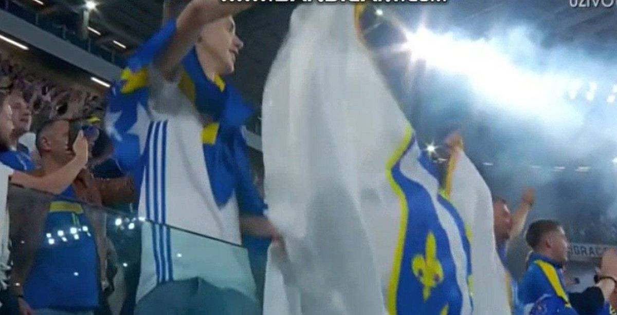Nakon gola Edina Džeke nastala je neviđena ludnica na tribinama Nakon gola Edina Džeke nastala je neviđena ludnica na tribinama