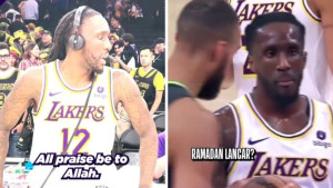 Košarkaš Lakersa nazvao selam Gobertu, pričao o ramazanu, pa poručio: "Slava pripada Allahu"