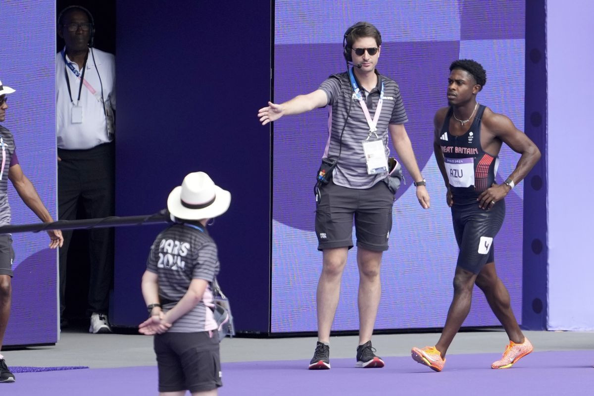 Britanac diskvalifikovan sa Olimpijskih igara i prije početka trke, zatim odbijao da ode sa staze