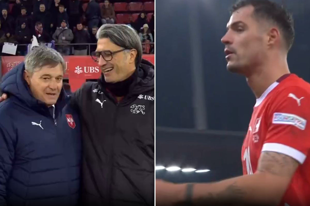 Stojković se smijao na kraju meča, Xhaka ga je ugledao, a onda - potpuno očekivana reakcija!