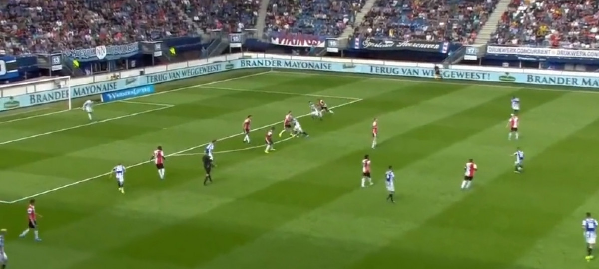 Ibrahim Drešević postigao spektakularan gol za bod Heerenveena protiv Feyenoorda