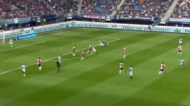 Ibrahim Drešević postigao spektakularan gol za bod Heerenveena protiv Feyenoorda