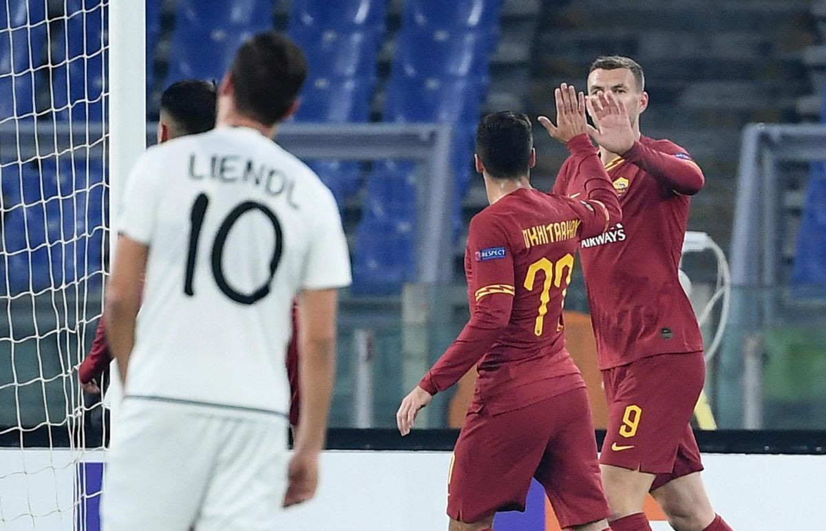 Edin Džeko pogodio i izborio penal, Roma u nokaut fazi Evropske lige
