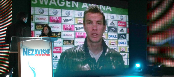 Priznanja ponijeli Džeko i Cerić Priznanja ponijeli Džeko i Cerić