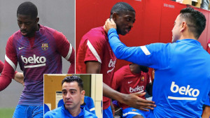 Španci otkrili šta je Xavi rekao Dembeleu kada su se upoznali, a on je to čini se samo ignorisao