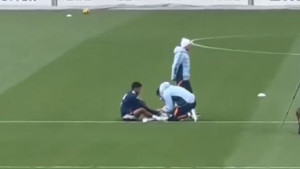 Ancelotti se "zaledio" zbog scene na treningu, vidio ga je da sjedi na terenu i doziva doktora
