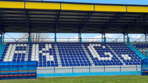 Centralna tribina bh. niželigaša "ušminkana", izgleda poput umjetničke fotografije