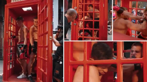 Dvojicu ludih Rusa su zatvorili u telefonsku govornicu, uslijedio je masakr od 15 sekundi