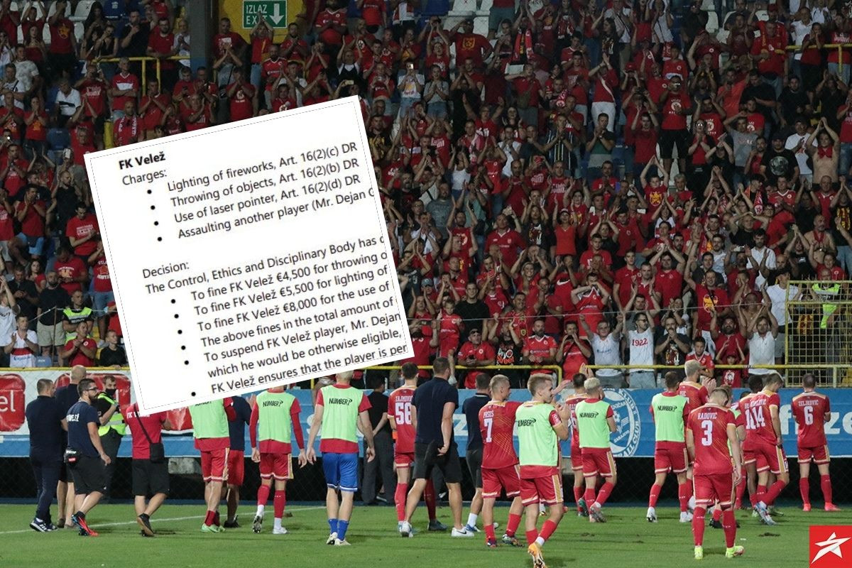 UEFA izrekla žestoku kaznu Veležu!