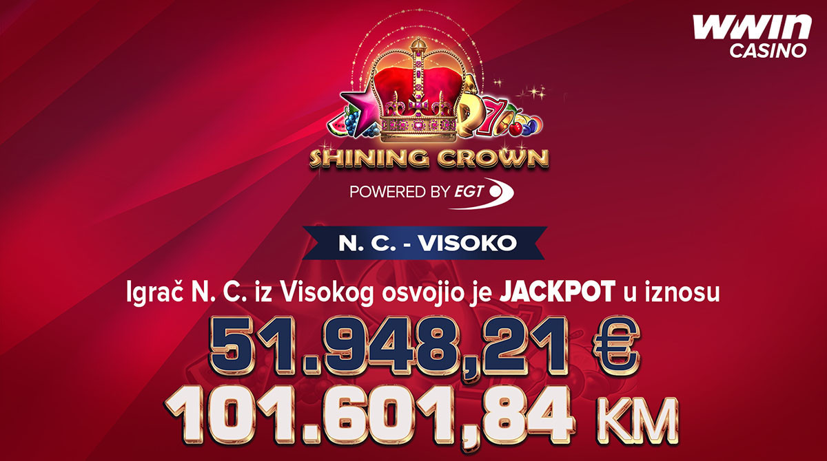 Super dobici na Wwin casinu: Visočanin i Konjičanin osvojili čak 160.000 KM!