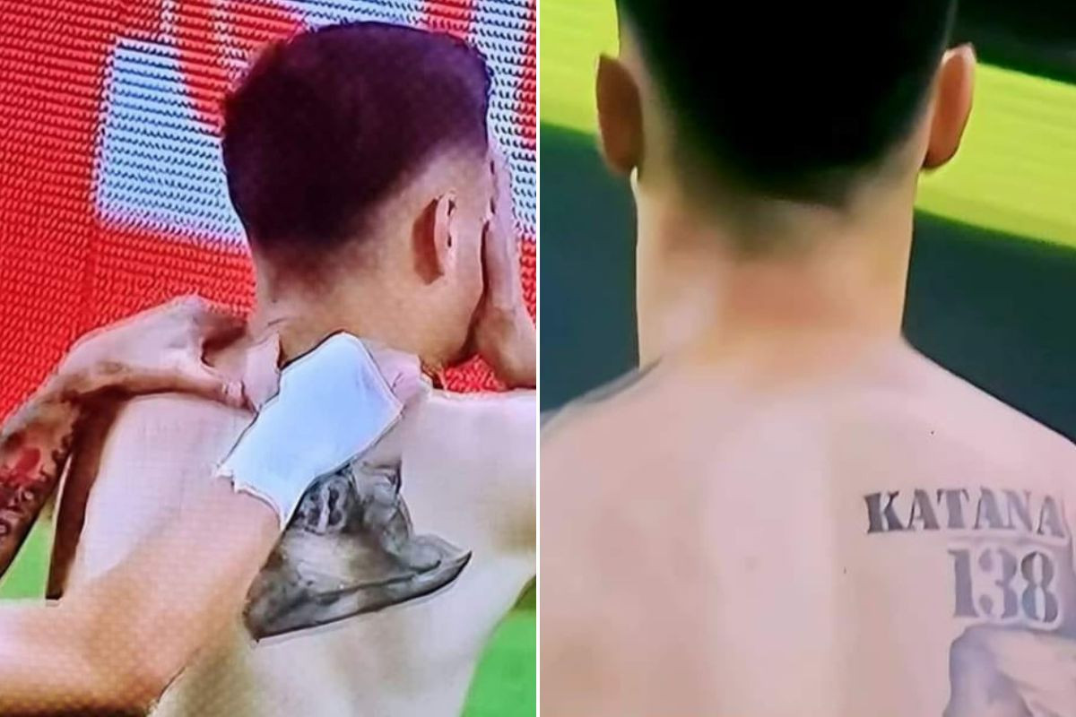 Tetovaža albanskog igrača za zemljotres u Srbiji - Odlučio je skinuti dres i javno je pokazati