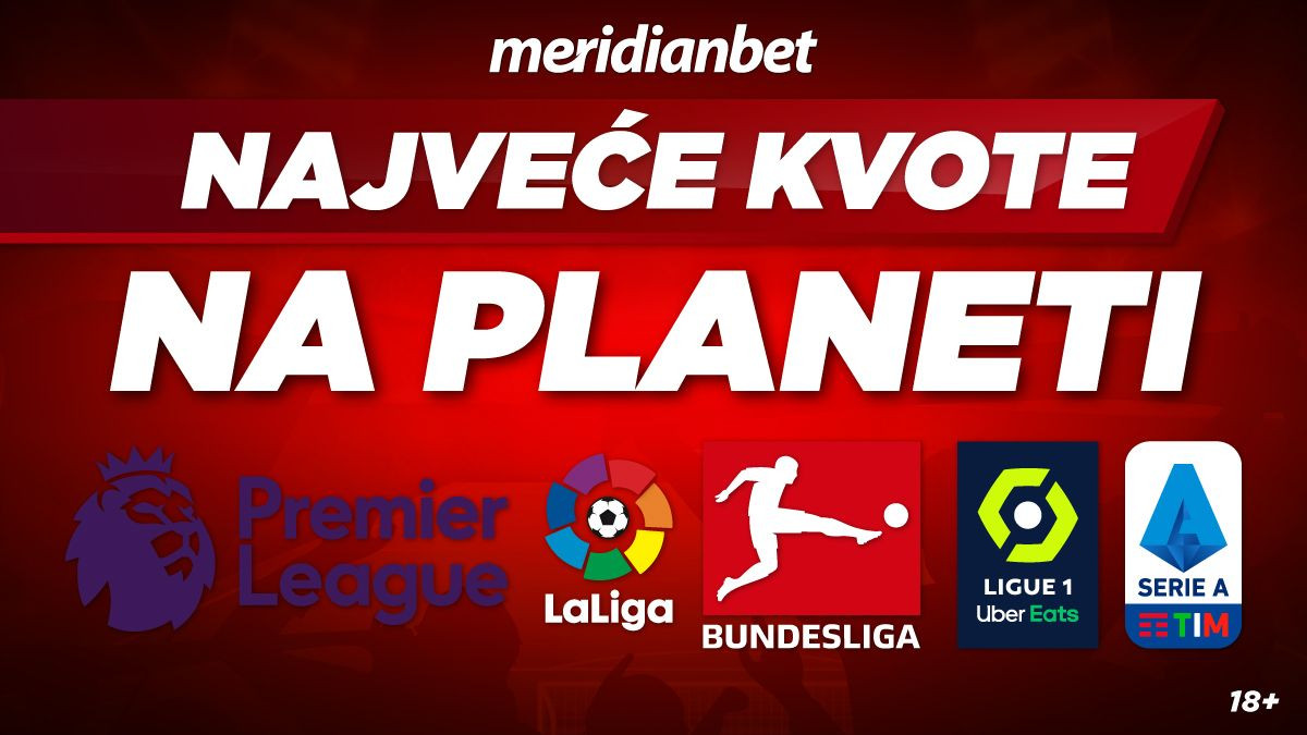 Kladionica Meridan nudi online klađenje na najveće kvote na planeti: Atl.Madrid 2.10, Wolfsburg 2.30