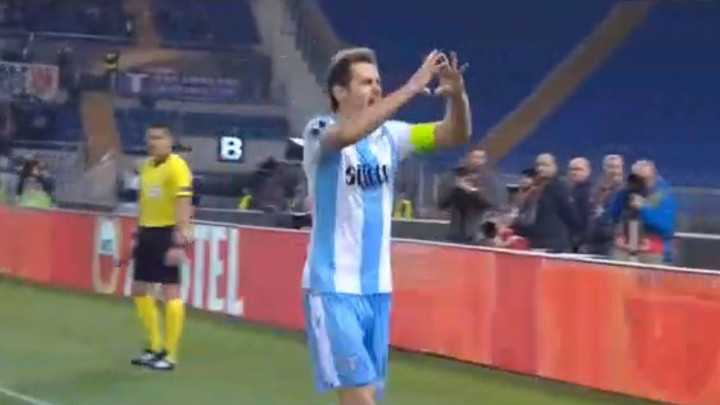 Olimpico proključao nakon osam minuta: Senad Lulić doveo Lazio u vodstvo