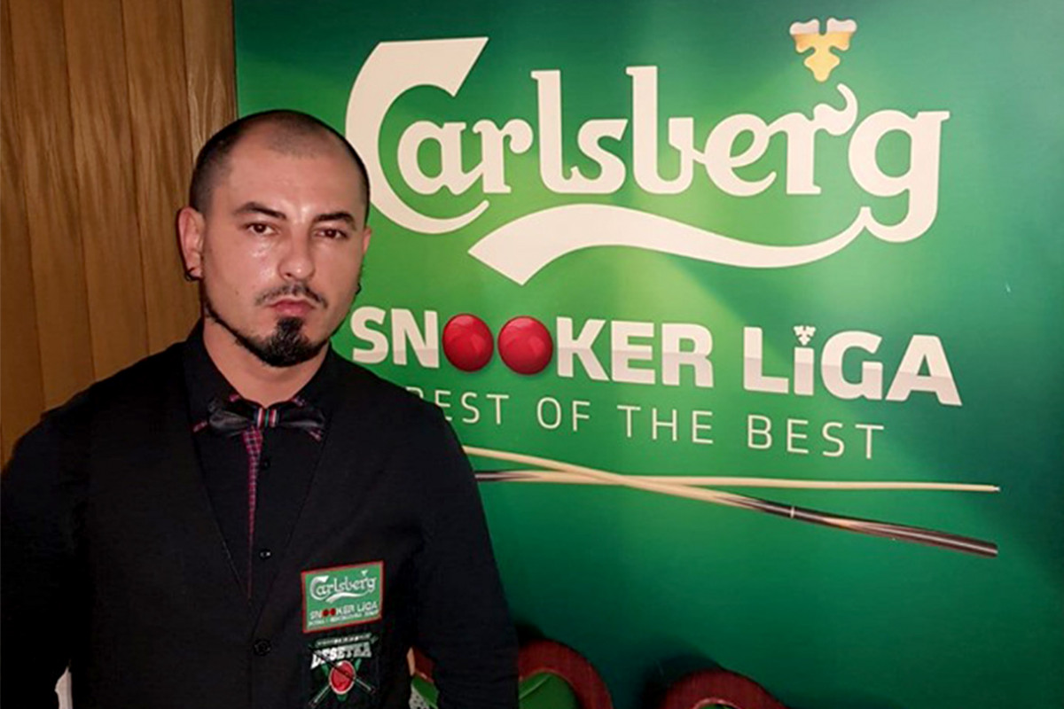 Elvis Čehajić osvajač prvog kola Carlsberg snooker državnog prvenstva BiH