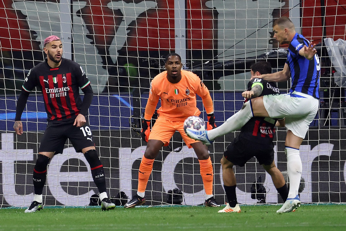 Džeko i Inter na pragu finala Lige prvaka: Milan je večeras bio potpuno podređen na terenu