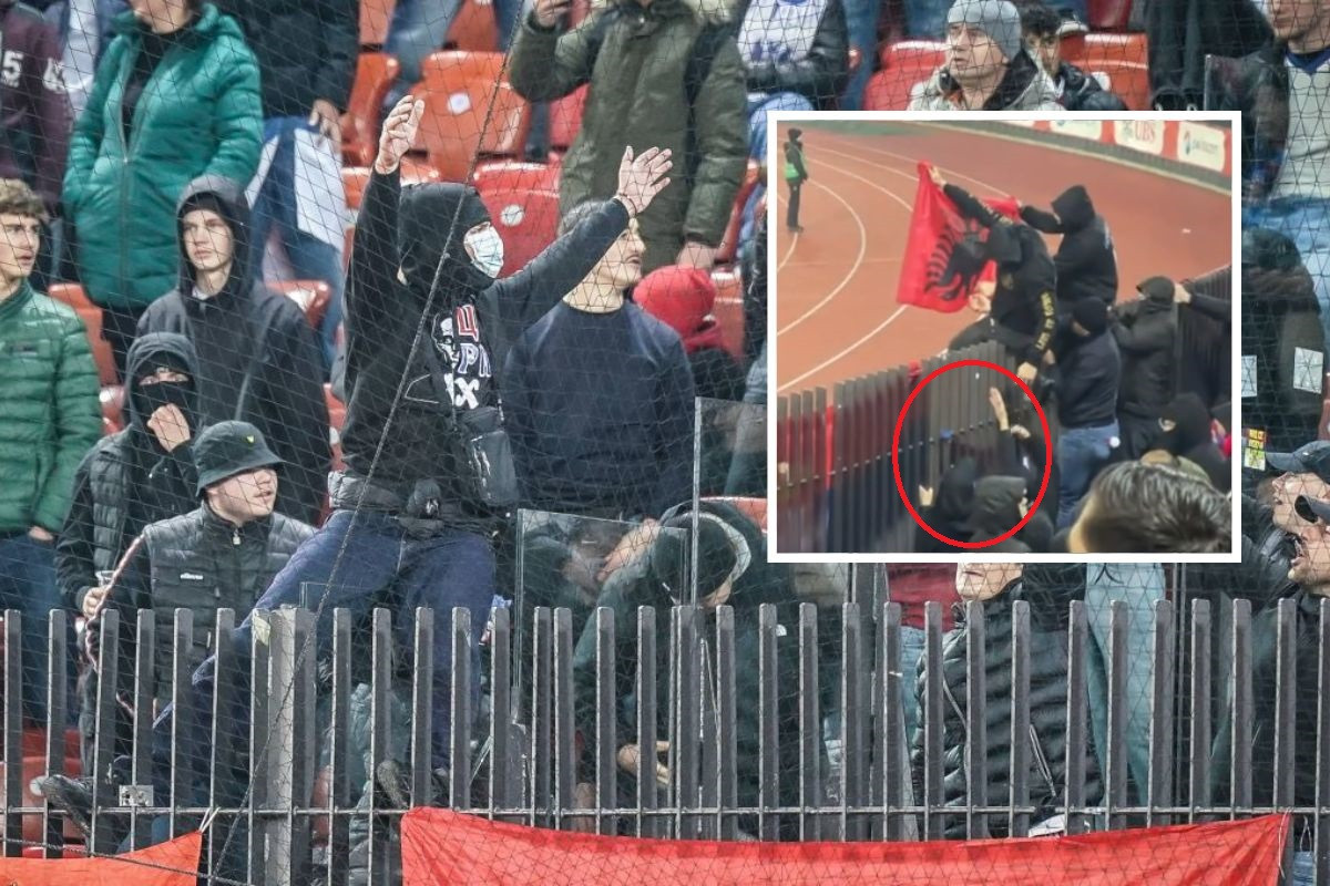 Jedan jači od desetorice: Srpski navijači krenuli da zapale zastavu Albanije, a onda - teška bruka!