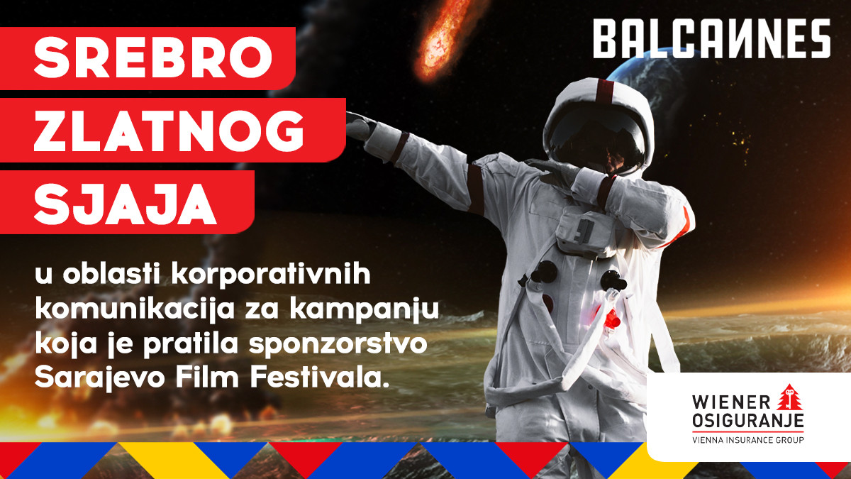BalCannes srebro zlatnog sjaja za Wiener osiguranje i MITA Group BalCannes srebro zlatnog sjaja za Wiener osiguranje i MITA Group